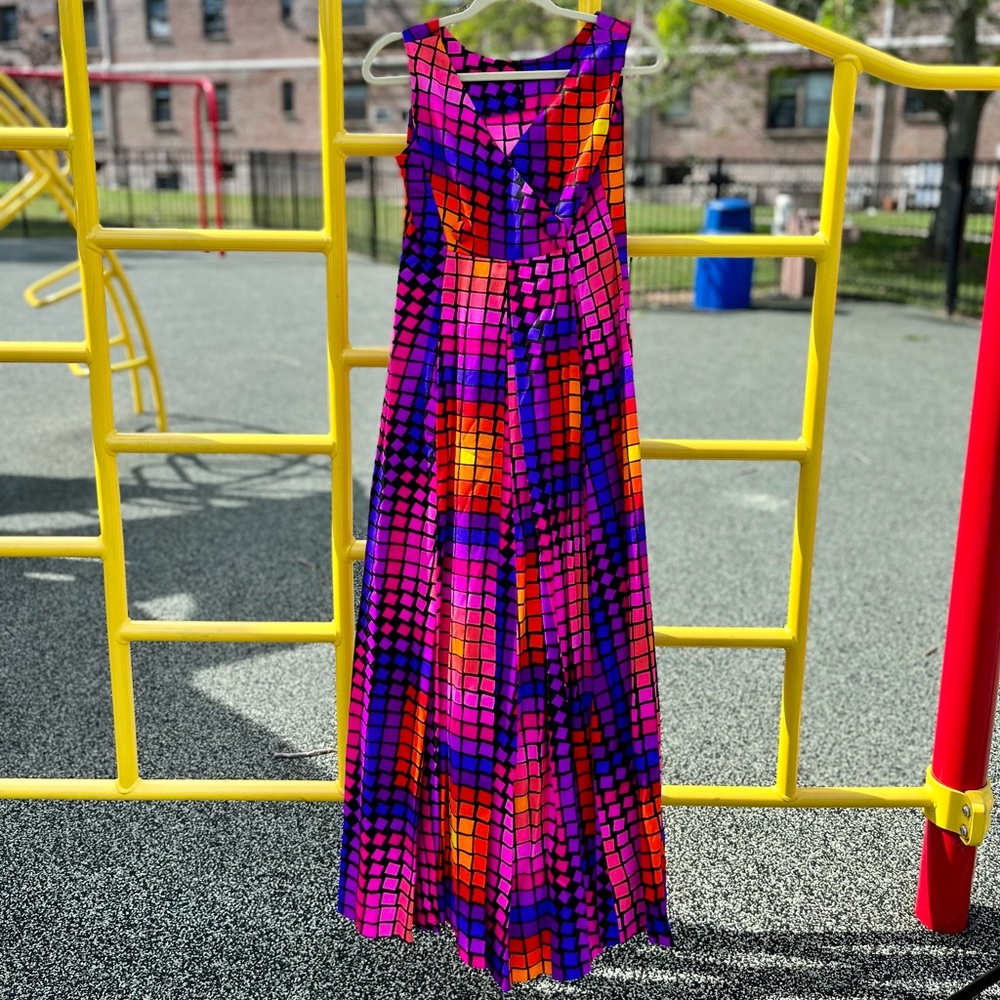 Vintage, Ludy for Ludi’s Honolulu, 60s 70s Psychedelic Hawaiian Dress